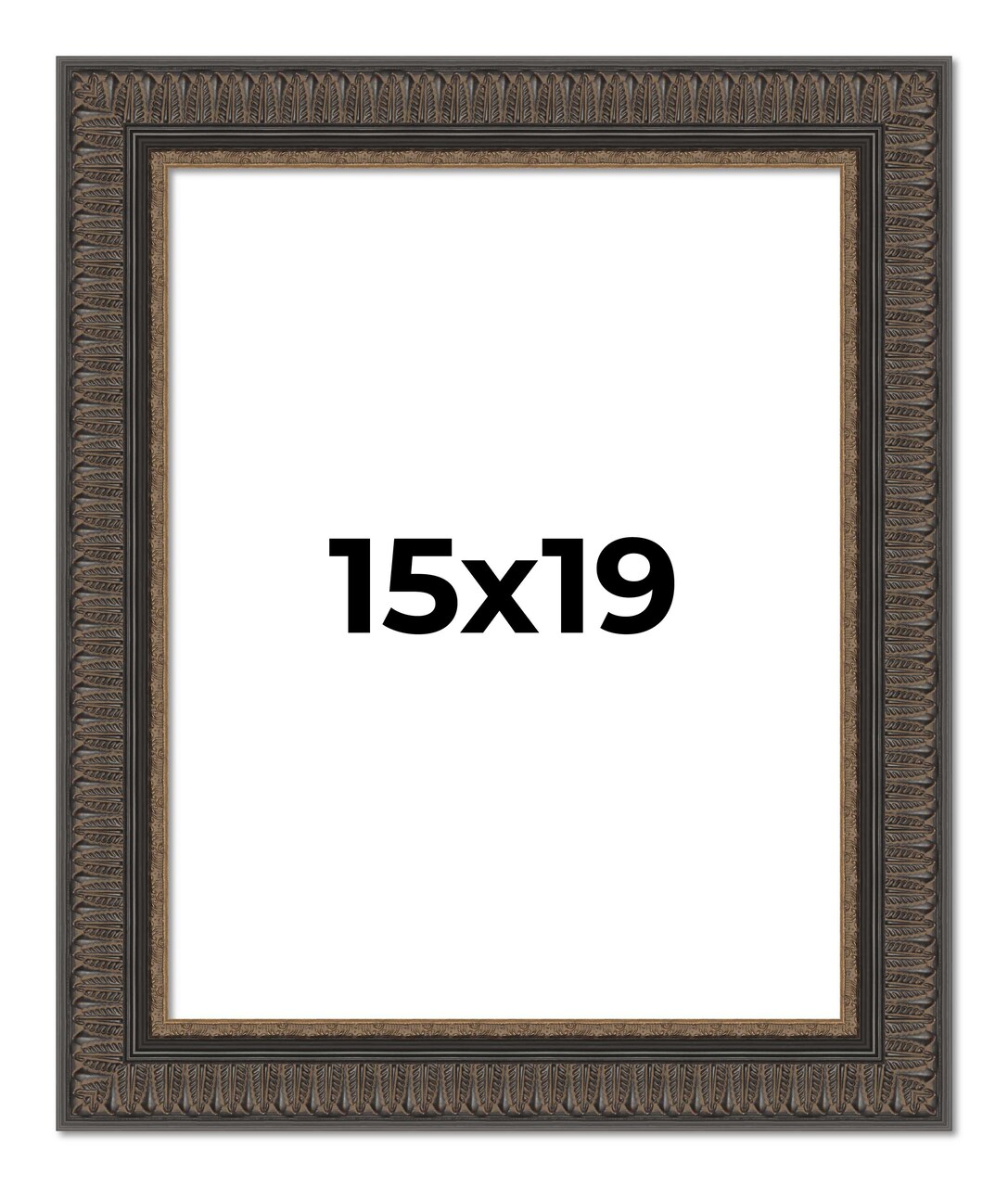 Museum Brown Picture Frame - UV Acrylic, Foam Board Backing, Hanging Hardware